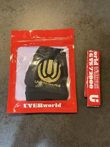 UVERworld 남자 축제 닛산 스타디움 그로브 은색 테이프