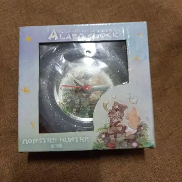 몬스터 헌터 탁상시계 알람 시계 아이루와 푸기