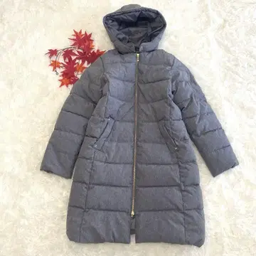 허니서클 로즈 다운 코트 롱 코트 아우터 후드 부착 M