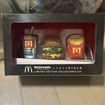 맥도날드 x nanoblock 한정판 컬렉터즈 키트 레고