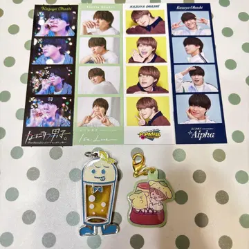 나니와단시 오하시 카즈야 군 포토 카드&마스코트 참