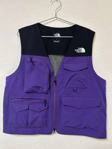 최저가 beams x the north face utility vest