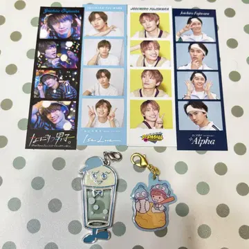 나니와단시 후지와라 죠이치로 군 포토 카드&마스코트 참