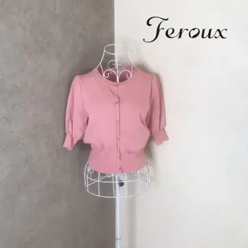 페루 1회 착용 반팔 가디건
