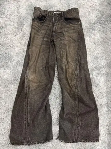 NVRFRGT 3D Twisted Wide Leg Jeans 사이즈 1