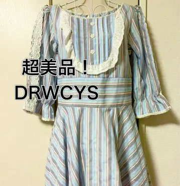 컨디션 최상 당일 발송 믹스 스트라이프 원피스 DRWCYS 도로시
