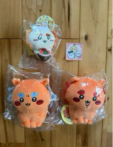 치이카와 (먼작귀) 봉제 인형 세트 아운 시사 마스코트 스티커