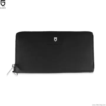 GARNI Sign Zip Long Wallet - BLACK