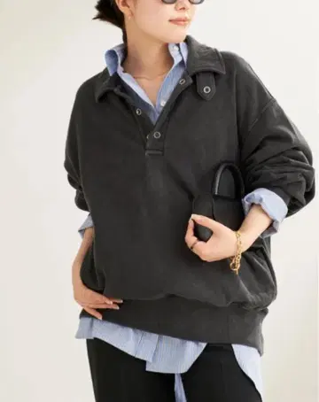 제인 스미스 PIGMENT DYE COTTON FLEECE 맨투맨