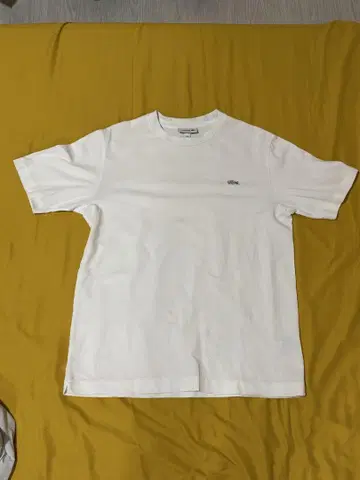LACOSTE 아웃라인 락 크루넥 티셔츠