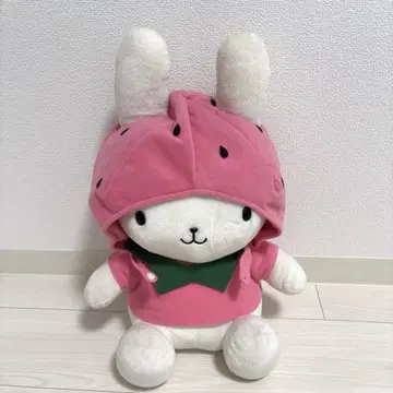초레어 당시물 헤이세이 레트로 AMUSE 우사즈킨 봉제 인형 대 딸기즈킨