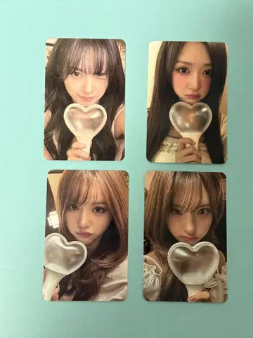MADEIN 응원봉 봉입 트레이딩 카드 4장 세트