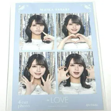 이콜러브 =LOVE 4컷 포토 카드 사사키 마이카 보석 8주년
