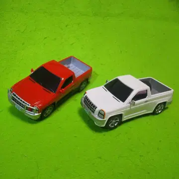 까레라 1/43 슬롯카 2대 픽업트럭