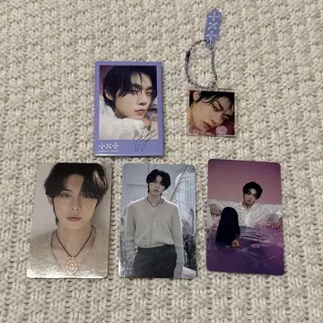 TXT 영준 캔뱃지 키링 포토 카드