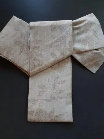 반폭 오비  풀어진 옷감 순수 실크 긴 길이 15.5 x 406