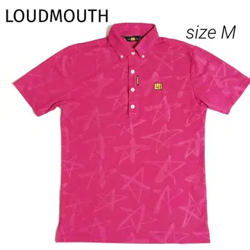 LOUDMOUTH 슈팅스타 패턴 버튼다운 셔츠 사이즈 M