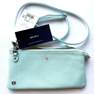 [새상품] ADMJ 송아지 가죽 모차르트 지갑 숄더백 스카이블루