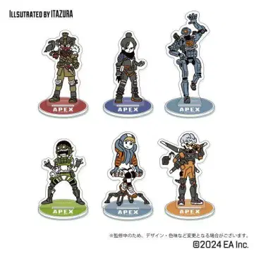 ApexLegends 트레이딩 SD 아크릴 스탠드 (BOX) 6개입
