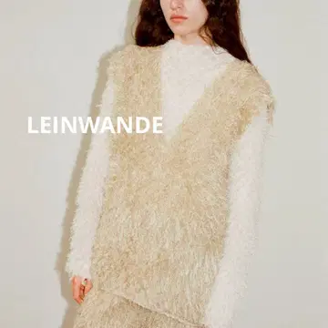 LEINWANDE 라인밴드/leats Shaggy Vest