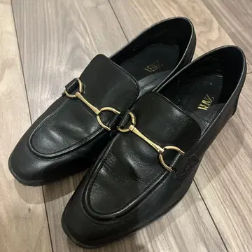 ZARA 자라 버클 가죽 모카신