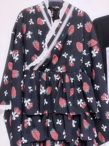 Ank Rouge cherry berry princess 유카타 원피스