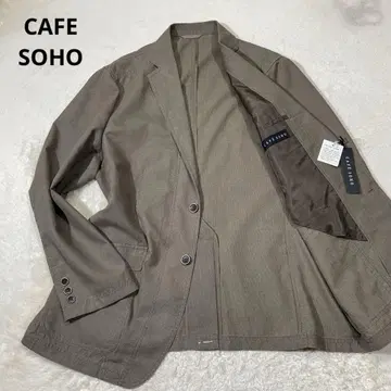 [ 미사용 택 포함 ] CAFE SOHO 린넨 혼방 테일러드 언컨 자켓