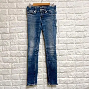 마우지 23인치 일본제 스키니 데님 블루 출퇴근 고품질