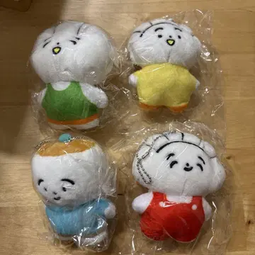 GYOZAO 봉제 인형 키링 4종 세트