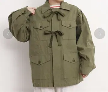 CHILD WOMAN 라이너 포함 밀리터리 자켓