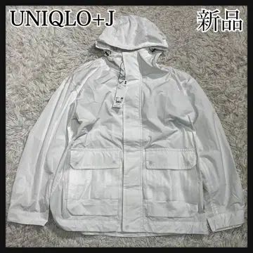 택 포함 새상품 UNIQLO+J 화이트 마운틴 후드티