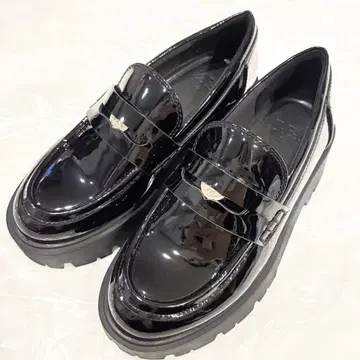 ZARA 트랙 밑창 로퍼 35 코인 로퍼 완판템