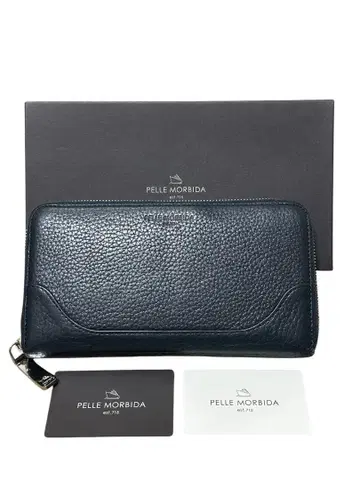 [ PELLE MORBIDA ] 펠레 몰비다 라운드 가죽 발카 장지갑