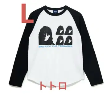 BoTT DISC 래글런 L/S TEE WHITE 래글런 L