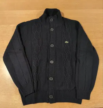 라코스테 케이블 니트 가디건 사이즈 4
