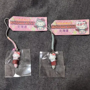 헬로키티 홋카이도 한정 여우 2종
