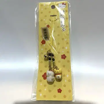 레어! 헬로키티 개운 기원 스트랩 헬로키티 호랑이