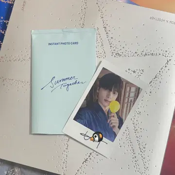 TXT SUMMER TOGETHER 인스턴트 사진 휴닝카이 사인