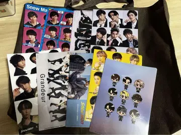 SnowMan CD 특전 파일 9개 세트