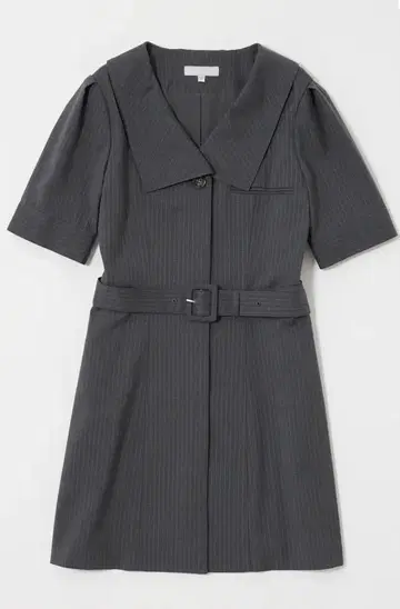 moussy 다크 그레이 벨트 원피스