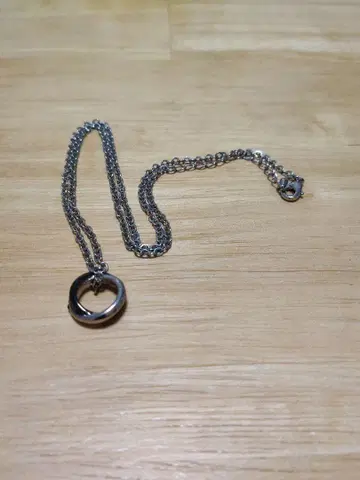 골드 반지 펜던트 목걸이 약 55cm