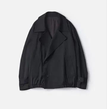 W/SI Satin Oversized DoubleBreastBlouson