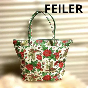 새상품급! FEILER (페이러) 봉황 패턴 토트백