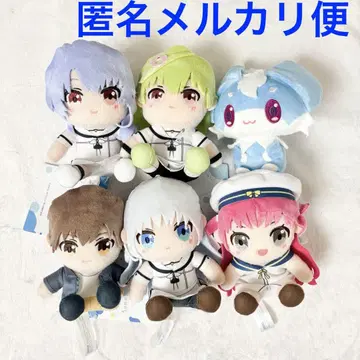 Summer Pockets 미니 봉제 인형 6종 세트 컴프