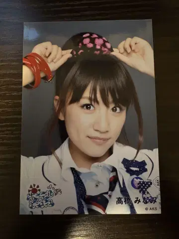 타카하시 미나미 브로마이드 포니테일과 스크런치 일반 버전 AKB48