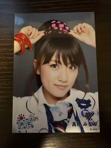 타카하시 미나미 브로마이드 포니테일과 스크런치 일반 버전 AKB48