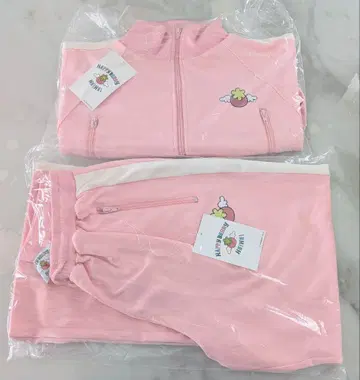 HAPPYBERRY HEIHEI 트랙 자켓 팬츠 핑크 파라키스