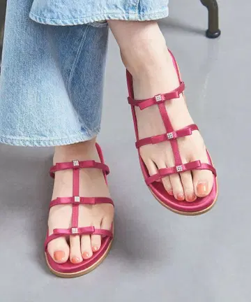 유나이티드 애로우즈 3 리본 뮬