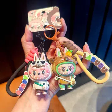 러브브 러브브 Labubu 키링 카피바라 팬더 동물 잠옷 2종 세트