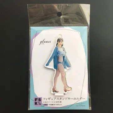 모닝구 무스메. 후쿠무라 미즈키 피규어 스탠드 키링 glance B